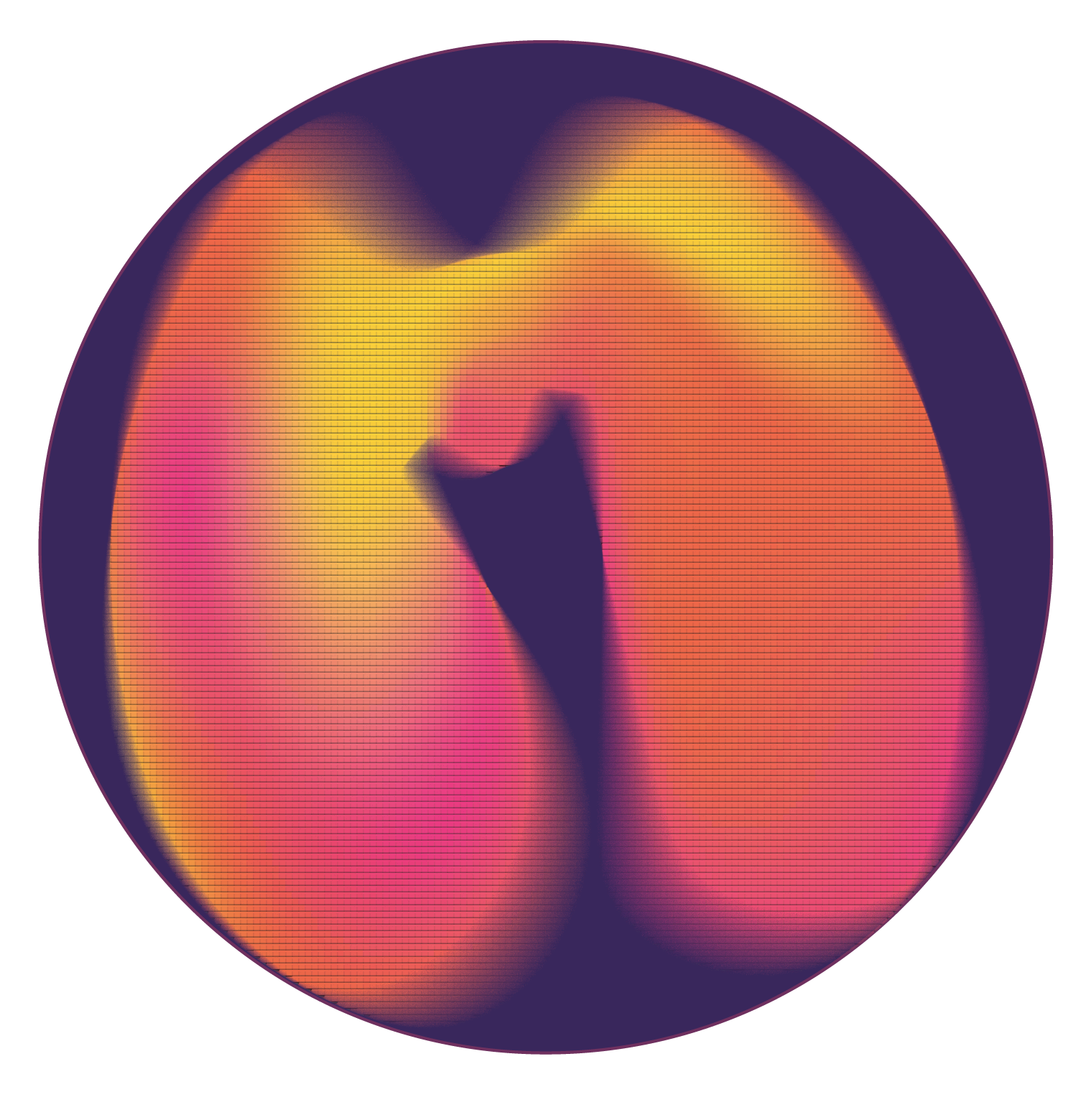 'M' logo for Mutate, designed by Soph Shaw
